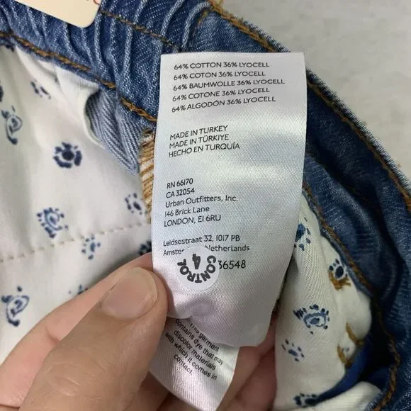 Anthropologie Pilcro Relaxed Drawstring Ankle Jeans Womens Size 27 NWT $148 - Picture 9 of 11